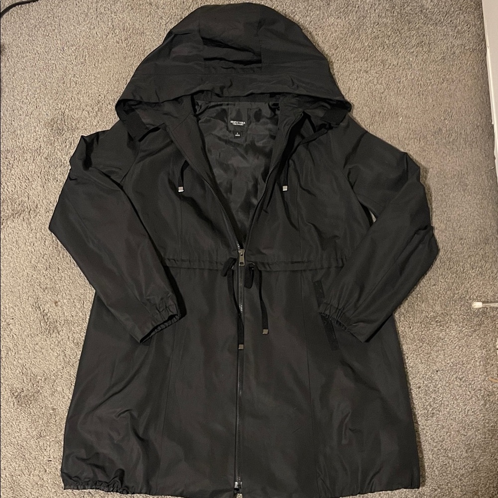 Simply Vera Vera Wang Black Hooded Coat